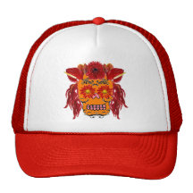 Floral Sugar Skull Trucker Hats