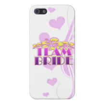 Floral Team Bride Bridesmaids wedding classy fun iPhone 5 Covers