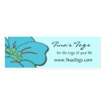 Floral Theme Care Instructions Business Card