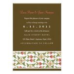 Floral Vines Wedding Invitation