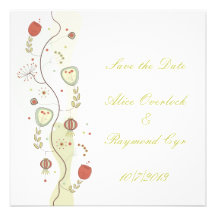 Floral Wedding Invitation