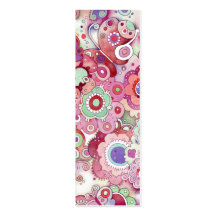 Floral Whimsy Bookmark Business Card
