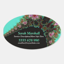 Floralia Lace Artistic Label Sticker