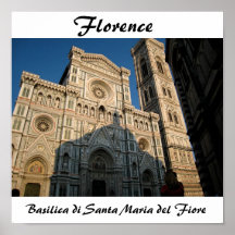 Florence Basilica Poster