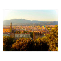 Florence before sunset postcards
