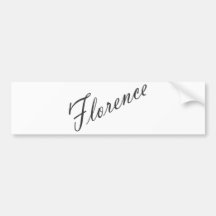 Florence Products! Bumper Sticker