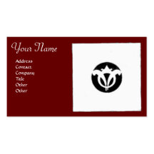 FLORENTINE RENAISSANCE HARMONY,red Business Cards