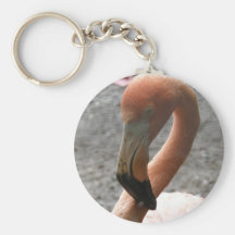 Florida Flamingo Keychain