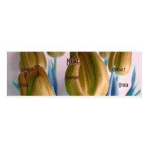 Florist - Beige Tulips Business Cards