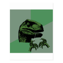 Flossoraptor Philosoraptor Postcard