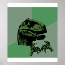 Flossoraptor Philosoraptor Poster