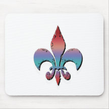 Flour De Lis Mouse Pad
