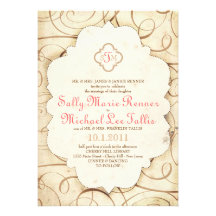 Flourish & Scroll Storybook Fairytale Invitation