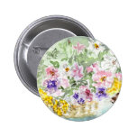 'Flower Basket' Button