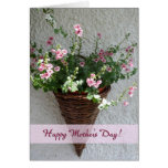 Flower Basket Happy Mother's Day! Greeting Card