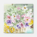 'Flower Basket' Magnet