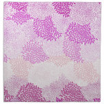 "Flower Burst" Pink napkins