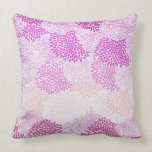 "Flower Burst" Pink Pillow