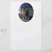 Flower Cat Oval Personalized Flyer