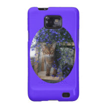 Flower Cat Oval Samsung Galaxy S Case