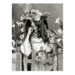 Flower Child Ahead of Her Time: 1902 Post Card