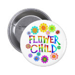 FLOWER CHILD PINBACK BUTTONS