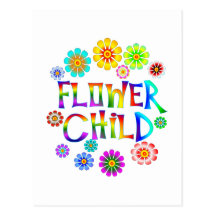 FLOWER CHILD POSTCARD