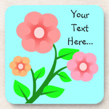 Flower Cork Coaster