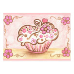 Flower Cupcake Business Card