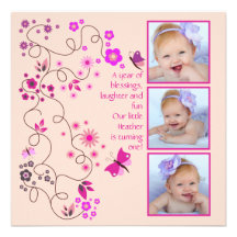 Flower Dance - Photo Invitation