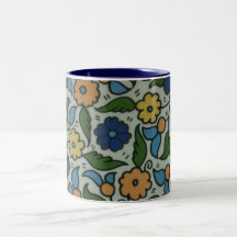 flower design mug