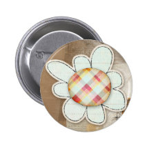 flower doodle button