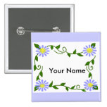 flower frame, Your Name button