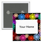 Flower frame, Your Name button