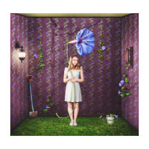 Flower Girl Canvas Print