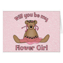 Flower Girl card