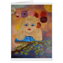 Flower Girl Card