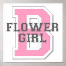 Flower Girl Cheer Print