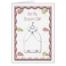 Flower Girl Invitation Card