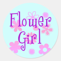 Flower Girl Products Round Sticker