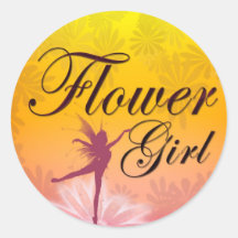 Flower Girl Sticker