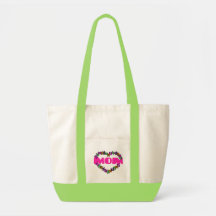 Flower Heart for Mum Tote Tote Bag