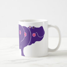 flower hippo tasse à café