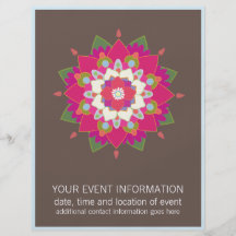 Flower Mandala  Flyer