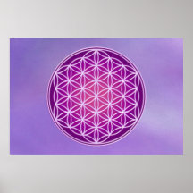 Flower of Life - Crown Chakra Print