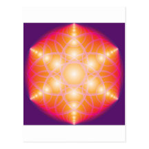 Flower Of Life Postcard