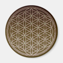 Flower of Life Refrigerator Magnets