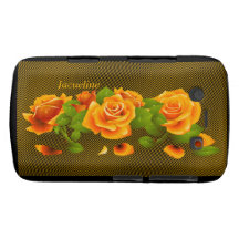 Flower Orange Roses Blackberry Bold Case