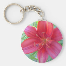 Flower Photograph Keychain