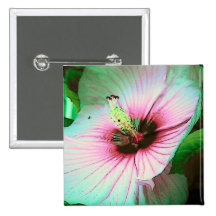Flower Pinback Button